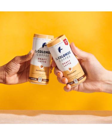 La Colombe Hazelnut Draft Latte 9oz 12ct - Cold-Pressed Espresso & Frothed Milk with Hazelnut Flavor - Grab-and-Go Coffee - Buy Online on SooperMarket.com