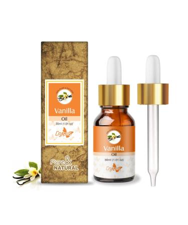 Crysalis Vanilla (Vanilla Planifolia) Oil |100% Pure & Natural Undiluted Essential Oil Organic Standard/Gently Cleanses and Promotes Anti-Aging Reduces Fine Lines & Age Spots & Healthy Hair 30ml 30 ml (Pack of 1)