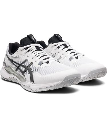 ASICS Men's Gel-Tactic 2 Volleyball Shoes - White/Pure Silver - Size 10 - Buy Online on SooperMarket.com