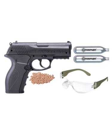 Crosman P10 Kit CO2 Powered Semi Auto BB Air Pistol, Multi, One Size