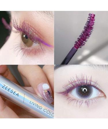 ZEESEA Diamond Series colorful Mascara Waterproof Long Lasting 7ml(Dark Raspberry) - Buy Online on SooperMarket.com