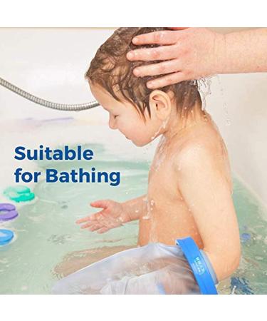 Bandage Protector Waterproof Arm Cast Cover for Shower Bath Durable Reusable Sleeve Bag Cover Pediatric ArmWound Burn Hands Wrists Fingers - Buy Online on SooperMarket.com