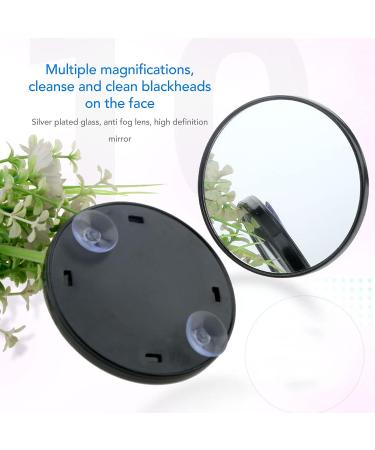 10X Magnifying Vanity Mirror with Suction Cups - HD Makeup Mirror for Bathroom, Bedroom, and Travel - Buy Online on SooperMarket.com