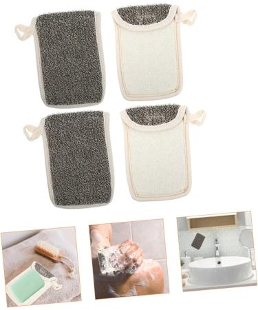 Baluue 16 Pcs Black Linen Soap Bag Soap Saver Soap Exfoliating Body Bar Soap Foaming Soap Foam Soap Flax - Buy Online on SooperMarket.com