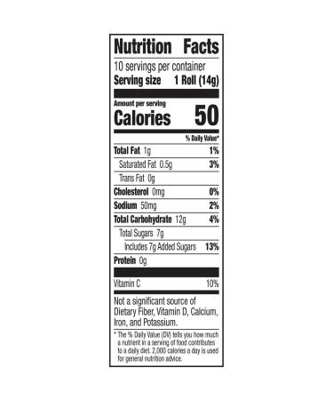 Betty Crocker Fruit Roll-Ups Strawberry Sensation 5 oz - Pack of 10 | Delicious Fruit Snacks - Buy Online on SooperMarket.com