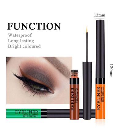 Matte Liquid Eyeliner Set - 12 Colors, Waterproof & Long Lasting for Women/Girls - Buy Online on SooperMarket.com