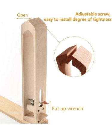 Leather Pony Clamp for Leathercraft Sewing DIY - Wood Hand Stitching & Lacing Tool - Buy Online on SooperMarket.com