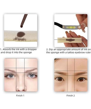 Hemoton 1 Set Arch Embroidery Eyebrow Ruler Eyebrow Ruler Tool Eyebrow Positioning Ruler Portable Pull Wire - Buy Online on SooperMarket.com