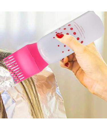 Shenrongtong Scalp Applicator Comb | Bottle Applicator Brush Hair Oiling Applicator Bottle Hair Dye Brush Bottle Lightweight Oil Bottle Applicator Brush for Hair Dyeing Scalp Red - Buy Online on SooperMarket.com