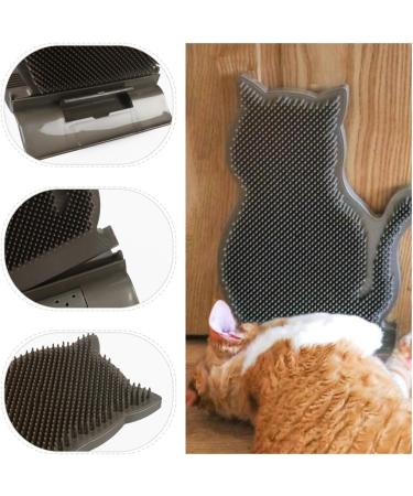 Ibluelover Cat Brush - Corner Grooming & Massage Brush for Long-Haired & Short-Haired Cats | Wall-Mounted Cat Scratchboard & Play Toy - Buy Online on SooperMarket.com