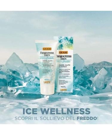 Guam Fangocrema DREN Cooling Effect for Legs Buttocks & Ankles - 200 ml | Reduces Swelling & Water Accumulation - Made in Italy - Buy Online on SooperMarket.com