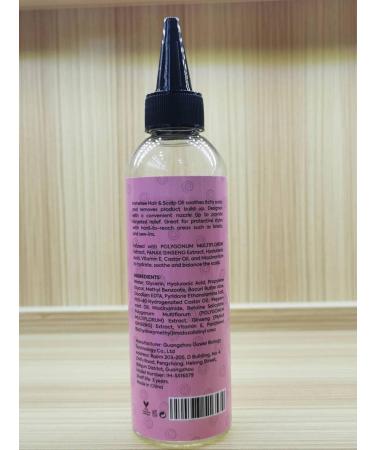 Immetee Scalp Hair Oil - Best Treatment for Dry Itchy Scalp | Anti-Itch Care for Natural & Curly Hair | 190ml (6.42fl oz - Buy Online on SooperMarket.com
