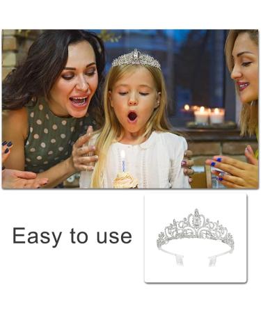 Tiara Crown Crystal Rhinestone Bridal Princess Headband with Comb for Women Bridal Party Wedding Birthdays Anniversaries - Buy Online on SooperMarket.com