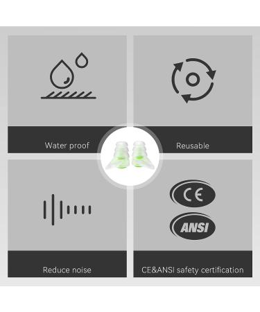 Dison Swimming Ear Plugs - Silicone Waterproof Earplugs for Adults - Green - Buy Online on SooperMarket.com