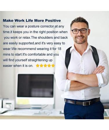 MYSEXY Posture Corrector Upper Back Brace Neck Shoulder Back Support Brace Pain Relief Belt For Women Men Braces Spine Straightener Breathable & Adjustable - Buy Online on SooperMarket.com