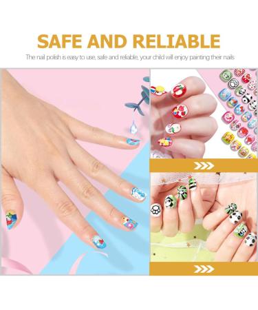FOMIYES 5 Sets Children's Nail Art Toys Nail Kit for Kids Kid Nail Polish Kids Toys Kids Nail Kit Makeup Toys Toddler Nail Polish for Toddlers 3d Girl Birthday Present Plastic - Buy Online on SooperMarket.com
