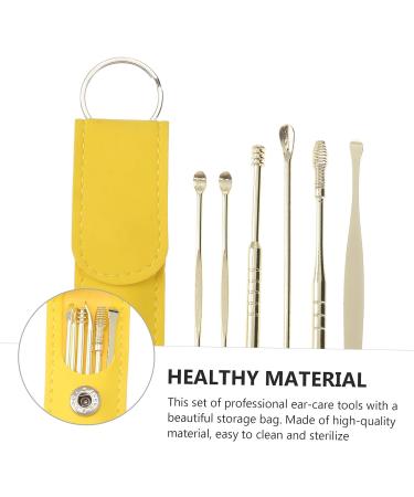 Healvian Ear Picking Tool Set - 3 Pieces | Stainless Steel Earring Cleaner & Earwax Remover Kit - Buy Online on SooperMarket.com