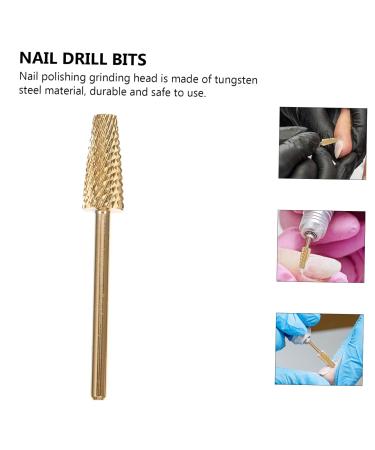 PLAFOPE Nail Polisher Pedicure Polishing Drill Electric Nail Filer Professional Nail Bit Manicure Polishing Tools Nails Cuticle Drill Bit Portable Pedicure Polisher Nail Art Tungsten Steel - Buy Online on SooperMarket.com