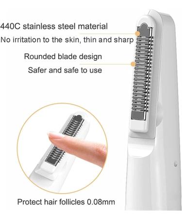 Portable Eyebrow Shaper Trimmer Kit - Double-Sided Cutter Head & Pencil Hair Remover for Effortless Eyebrow Grooming - Black - Ship Internationally - Buy Online on SooperMarket.com