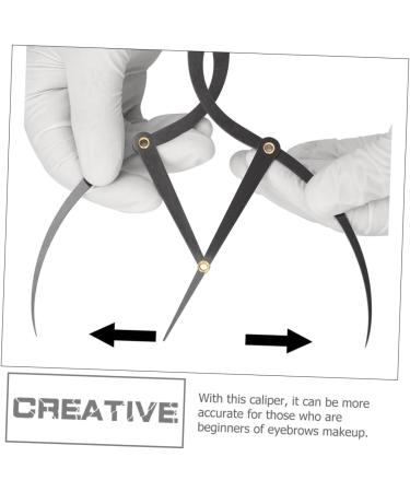 Gogogmee Metal Eyebrow Ruler Eyebrow Tools Stainless Steel Ruler for Eyebrow Positioning Ruler Curve - Buy Online on SooperMarket.com