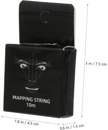 Angoily Ink Microblading Measuring Home for Thin- Mapping Disposable Brow Eyebrow Grooming Ruler - Buy Online on SooperMarket.com