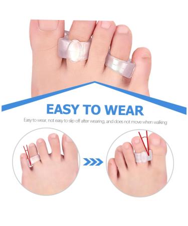 Silicone Gel Thumb Spica Splint Set | Orthopedic Bunion Nursing Clip Board | Foot Separator for Men and Women - 4 Pairs - Buy Online on SooperMarket.com