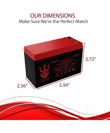 Neptune NT1270 12V 7Ah Replacement SLA Battery - Ideal for Solex BD127 & SB1270 Alarm Backup | International Shipping - Buy Online on SooperMarket.com