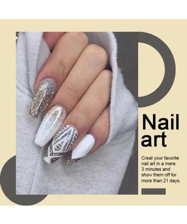 Arte Clavo Milky Pure White Gel Nail Polish - 15ml Soak Off LED Long-Wear Nail Gel for DIY Home Manicure | 1 Pcs Mirror Shine Essential Polish - Buy Online on SooperMarket.com