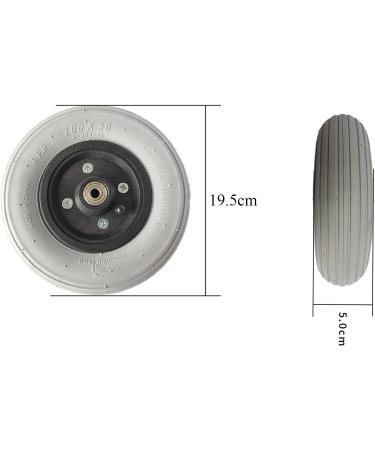 Wheelchair Front Wheel Wheels for Electric Wheelchairs 8-Inch Inflatable Front Wheel Gray Wheelchair Front Wheel Replacement Wheels 2 Pieces - Buy Online on SooperMarket.com