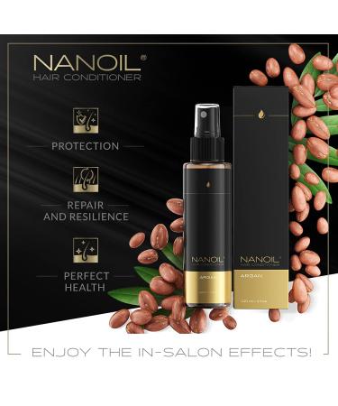Argan Oil Nanoil Hair Conditioner 125ml | Two-Phase Protection & Smoothness | Strengthens Weakened Hair - Intensive Care - Buy Online on SooperMarket.com