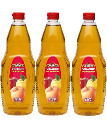 La Costena Vinagre de Manzana 1050ml (Pack 3) / Mexican Apple Cider Vinegar Imported From Mexico - Buy Online on SooperMarket.com