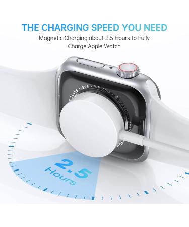 Watch Charger Compatible with Apple Watch Charger  Watch Charger Charging Cable for Watch Series 8/7/6/5/4/3/2 /SE/SE2  Magnetic Fast Charger Cord for iWatch Portable Wireless Charging (3.3ft /1m) - Buy Online on SooperMarket.com