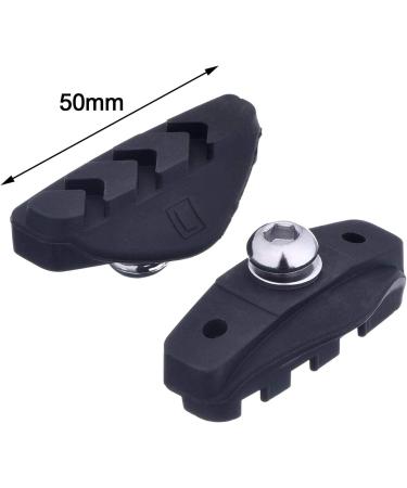 Road Brake Pads 50mm with Installation Tool - Caliper Brake Blocks (3 Pairs) - Buy Online on SooperMarket.com