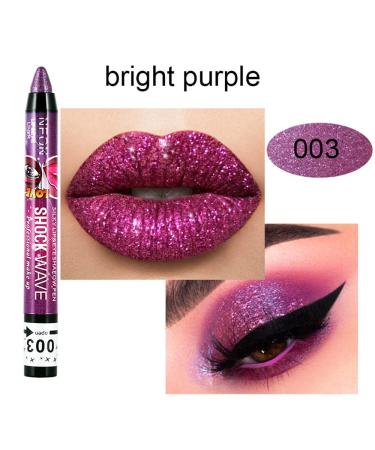 Go Ho 2PCS Purple Eyeshadow Sticks - Ultra Pigmented Shimmer Eye Black - Long Lasting Makeup Pen - Bright Purple & Deep Purple Shades - Buy Online on SooperMarket.com