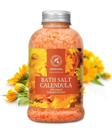 Ringle Flowers Bathing Salt 600g - Natural Marigold Oil Mineral Salt & Aromatherapy for Relaxation & Beauty - Buy Online on SooperMarket.com