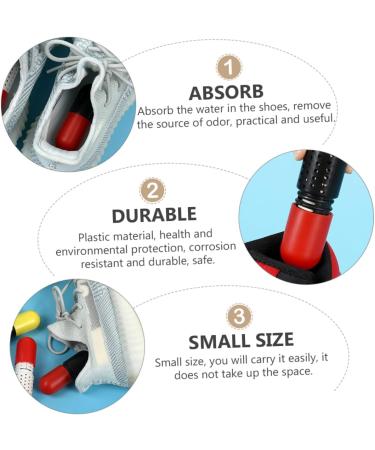 Lurrose 2pcs Shoes Capsules - Natural Odor Eliminator Balls for Men - Dorm & Closet Dehumidifier Tool - Buy Online on SooperMarket.com