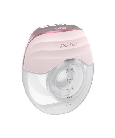 KISSBOBO electric breast pump light slim with breastfeeding accessories ideal for mothers friends and couples gift set (pink 1 piece) Pink 1pcs