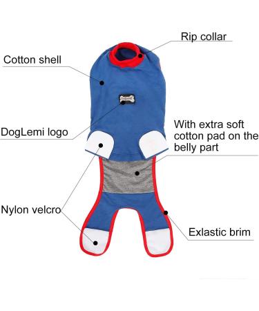BT Bear Dog Surgery Recovery Suits Soft Elastic Cotton Pet Cat Recovery Jackets Vest After Surgery Clothing After Surgery Wear Anti Licking Wounds (XX-Large) - Buy Online on SooperMarket.com