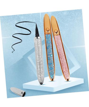 HAPINARY 2pcs Diamond Eyeliner Metallic Eyeliner Elf Eyeliner Lash Accessories Makeup Pens Rose Gold Plated 1 count (Pack of 1) Assorted Color - Buy Online on SooperMarket.com