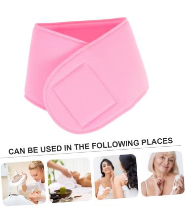Cervical Fixation Tape - Neck Wrinkle Patches & Gel Pads for Skin Care | Smoothing Neck Strap | Pink 47x9.5cm - Shop Internationally - Buy Online on SooperMarket.com