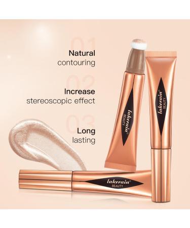 Joyeee 6 Pcs Liquid Contour Wand Shimmer Blush Highlighter Contour Stick with Cushion Applicator Blendable Travel Friendly Multifunctional Face Beauty Combination for Shaping & Glowing Effect#1 Jomultistick015 - Buy Online on SooperMarket.com