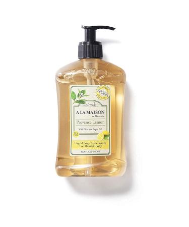 A La Maison de Provence Liquid Soap For Hands & Body Provence Lemon 16.9 fl oz (500 ml)
