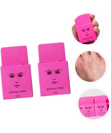Healeved 2 Boxes Eyebrow Auxiliary Ruler Simple Cosmetics Accessory - Buy Online on SooperMarket.com