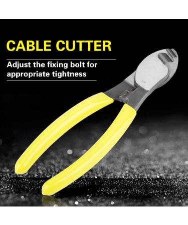 Cable Cutter Cable Cutting Pliers 6 Inch Chrome Vanadium Steel Cable Wire Cutter Electric Wire Cutter Hand Cutting Tool 6 "Cable Clamp Crimping Pliers Crimp Plier - Buy Online on SooperMarket.com
