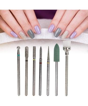 NAROOTE Nail Grinding Heads Nail Art Grinding Head Dead Skin Removal Nail Drill Bits Sanding Polishing Head Set(GH-06) - Buy Online on SooperMarket.com