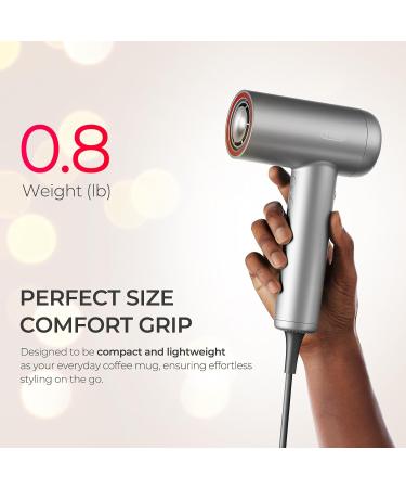 Buy TYMO Hair Dryer - High-Speed Ionic Blow Dryer with Adjustable Diffuser Fast Drying Zero Damage Low-Noise 3 Speeds & 4 Temps for Professional Home Styling | International Shipping Available - Buy Online on SooperMarket.com
