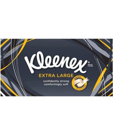Kleenex facial tissue for men size XL 500 g White 90 pieces (1 pack)