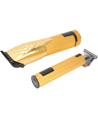 Barber Electric Hair Clipper Set Stainless Steel Electric Hair Clipper LCD Display Large Capacity Battery for Hair Salon - Buy Online on SooperMarket.com