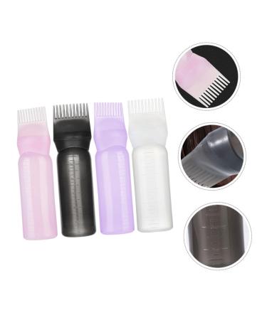 NOLITOY 16 Pcs Hair Salon Shampoo & Dyeing Bottles - Hair Oil Applicator & Comb Bottles - Assorted Colors - Perfect for Hair Care & Styling - Buy Online on SooperMarket.com