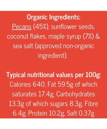 Organic Nut Butter (2 x 170g) Vegan Gluten-Free - Maple Pecan - Buy Online on SooperMarket.com